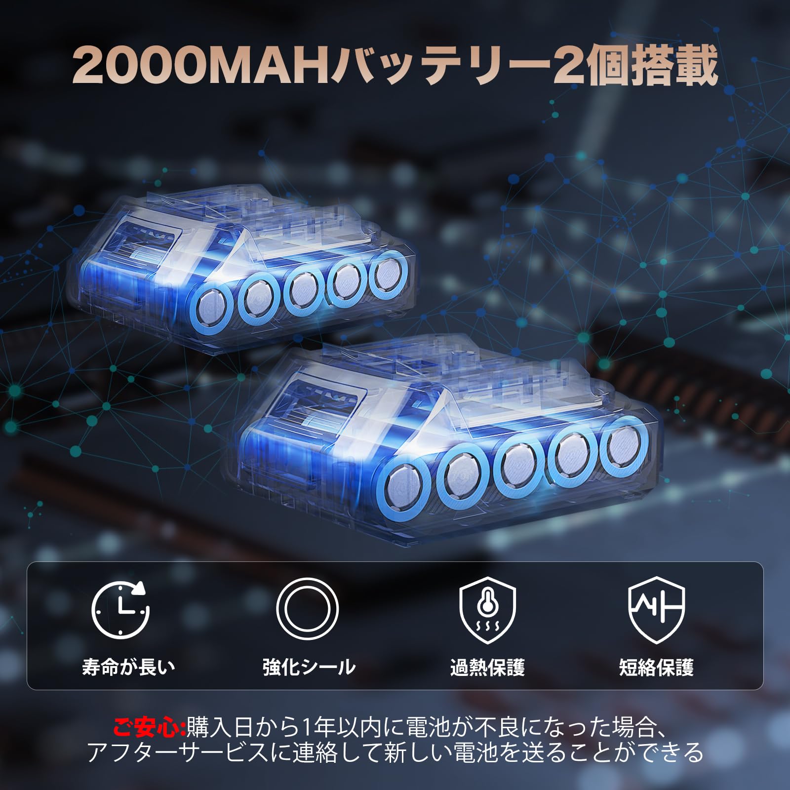 Amazon.co.jp: ブロワー 洗車 ブロワー エアダスター 2000mAh大容量